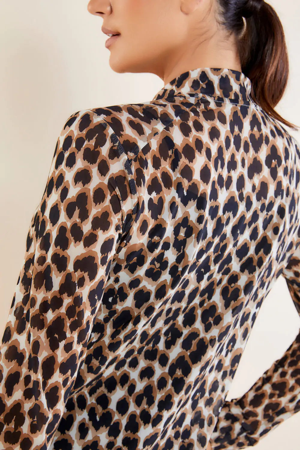 Printed Bailey Mesh Jacket