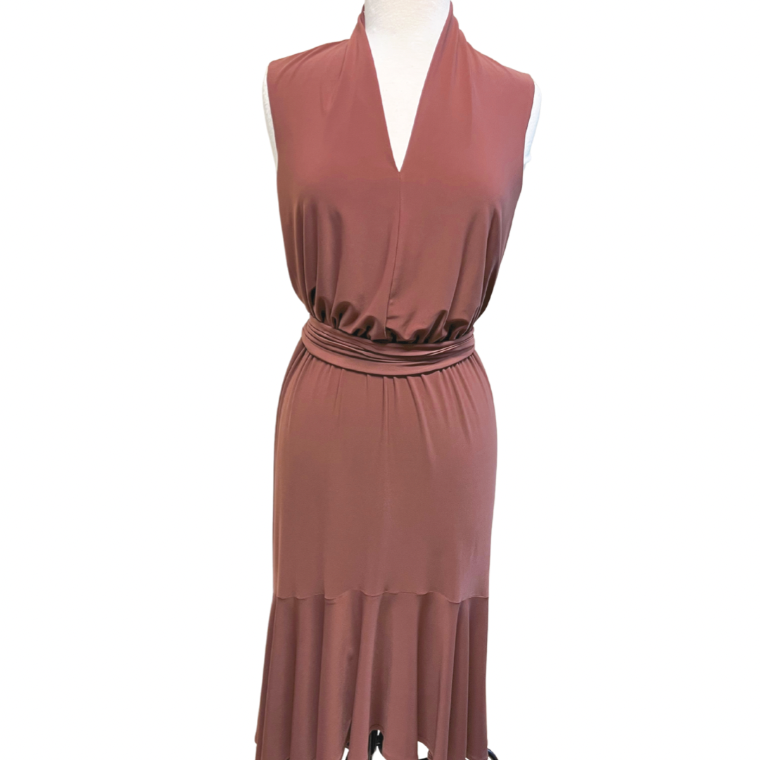 Sleeveless Espresso Dress