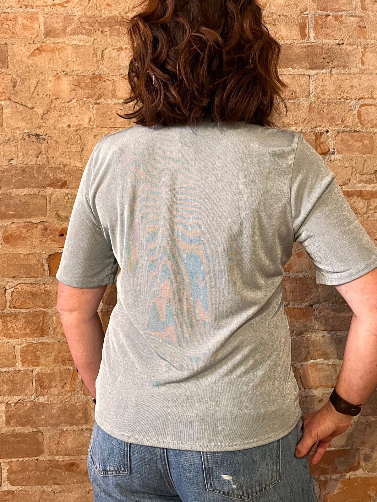Slinky Round Neck Top