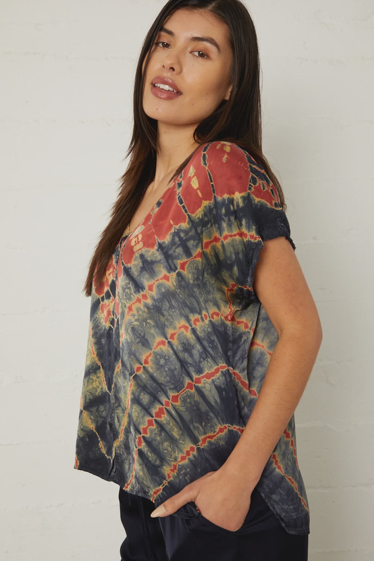 Eco-Satin Tie Dye Austin Tee