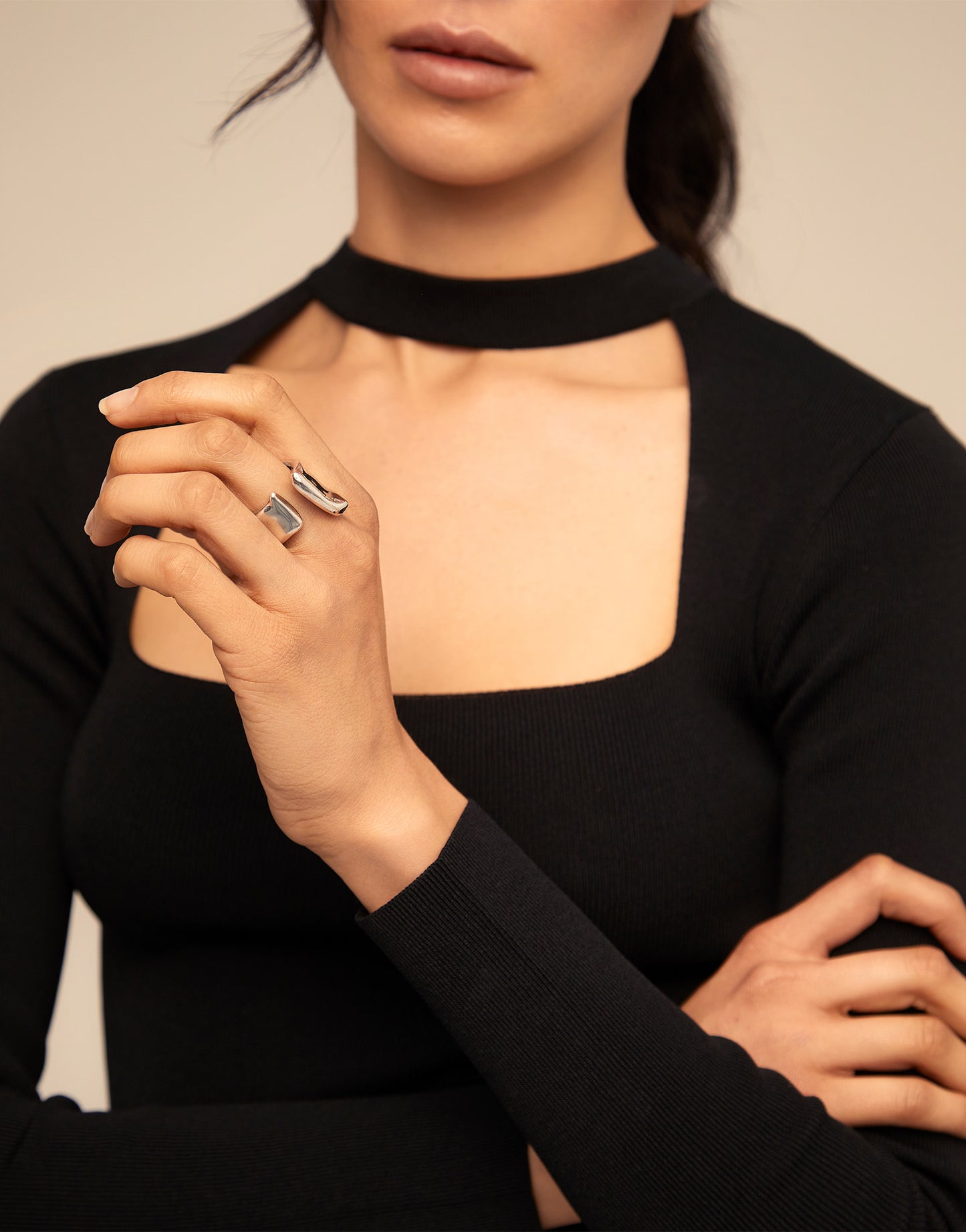 The Crevice Ring Silver