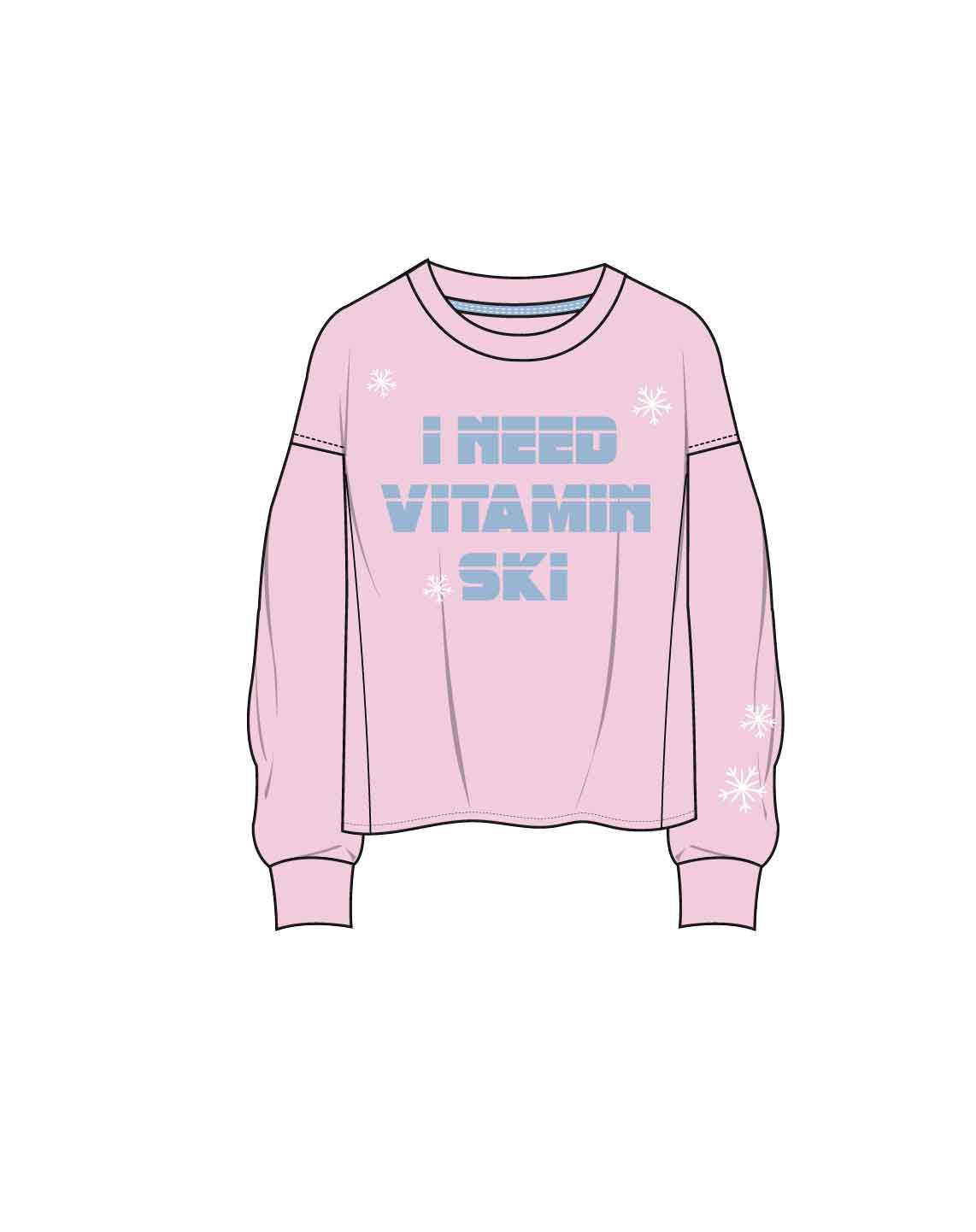 I Need Vitamin Ski L/S Top